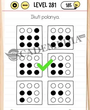 Ikuti polanya (Brain Test Level 281)