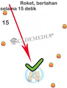 Kunci Jawaban Brain Out Level 164 Lindung Roket, bertahan selama 15 detik