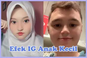 Efek Filter IG Muka Anak Kecil (Wajah Bayi)