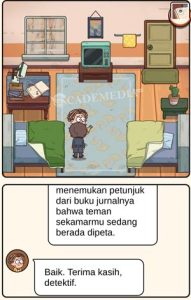 Kunci Jawaban Case Hunter Level 13 Ke mana Perginya Teman Kamar?